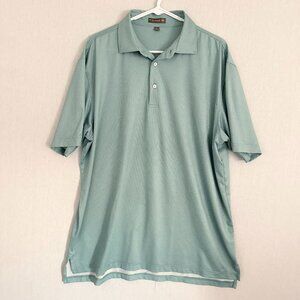 Peter Millar Summer Comfort Polo - beautiful Mint Green with subtle pattern